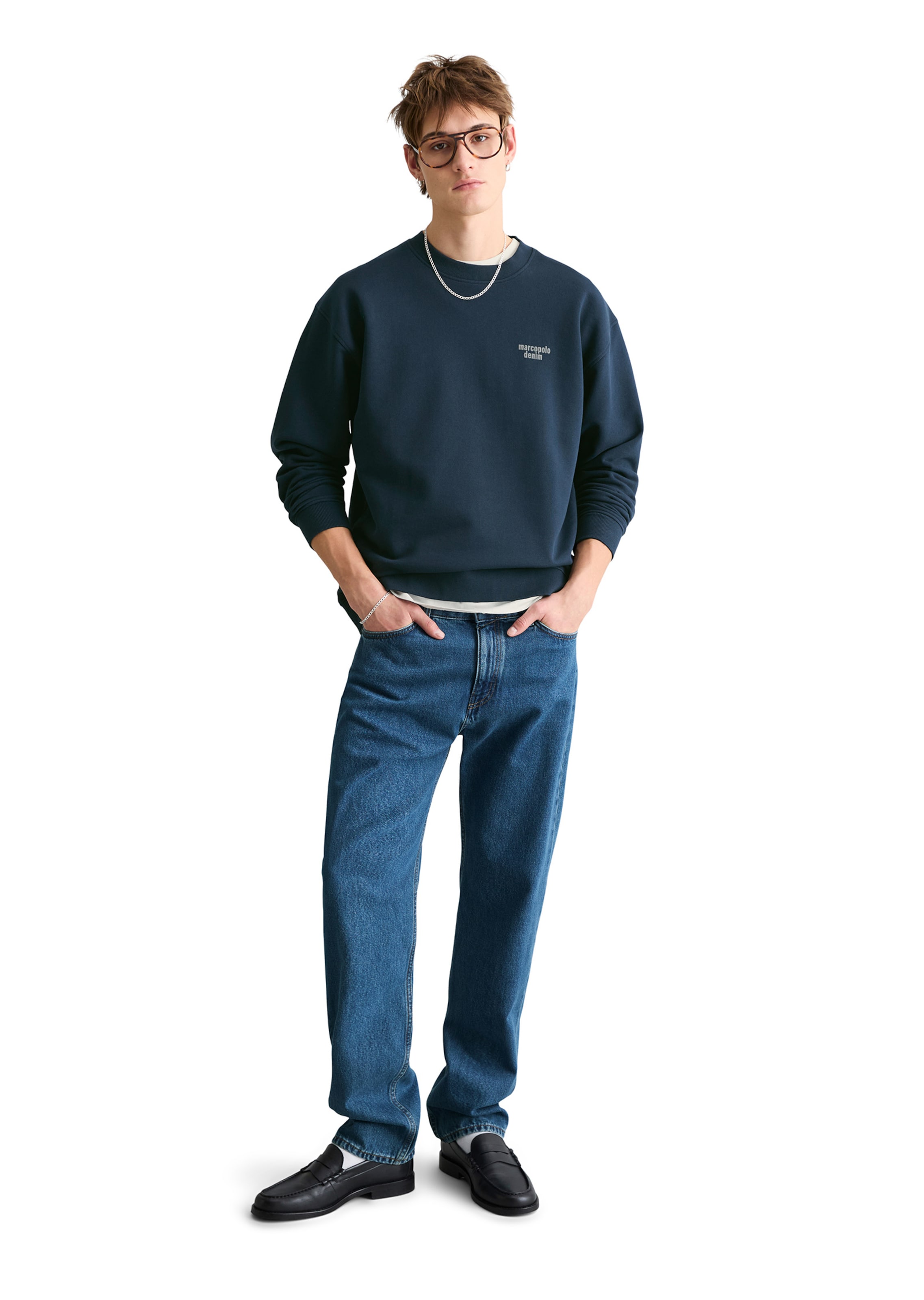 Marc O'Polo DENIM Sweatshirt in Blauw