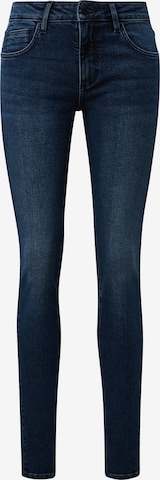 Skinny Jean 'Sadie' QS en bleu : devant