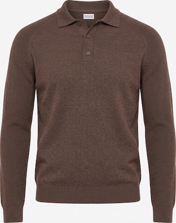 Pull-over Felix Hardy en marron : devant
