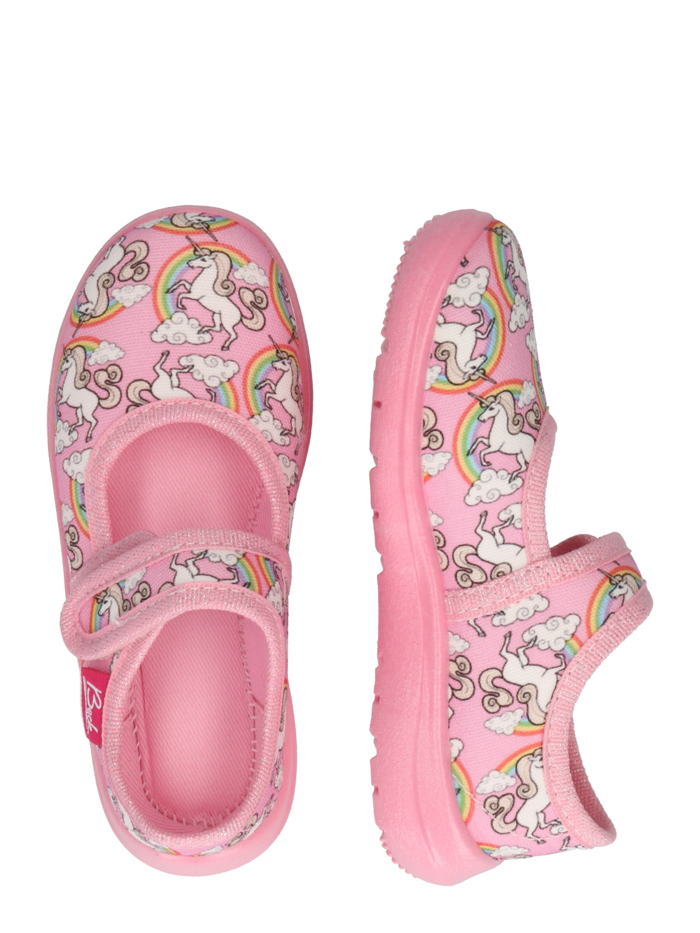 BECK Slippers 'Rainbow' in Pink