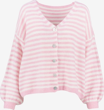 Cardigan 'Candy' Seasons of April en rose : devant