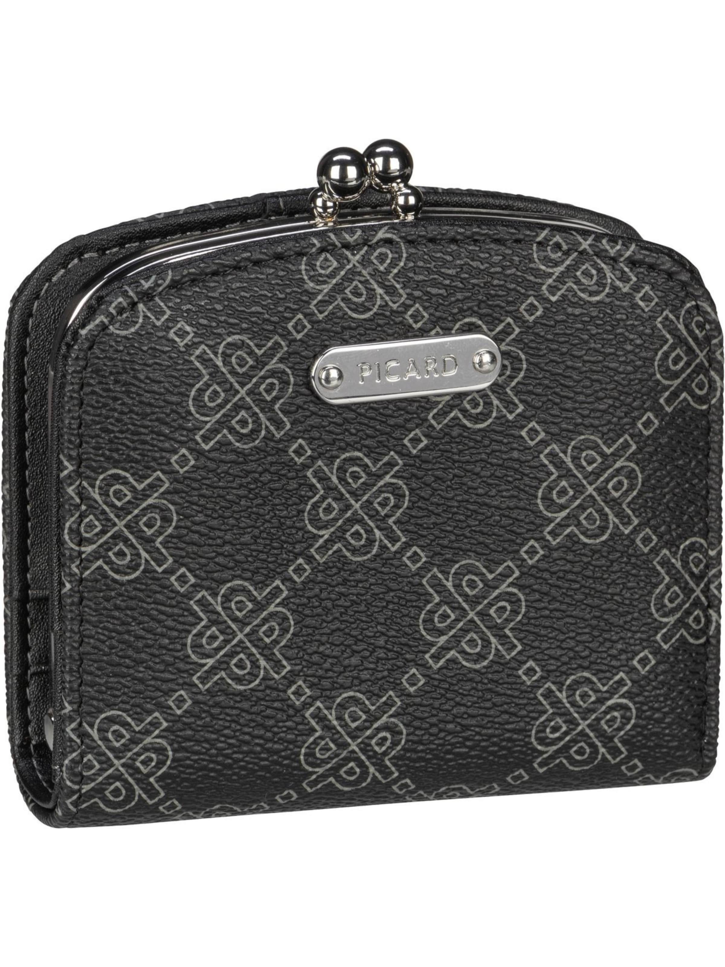 Picard Geldbörse 'Euphoria' in Schwarz: Vorderseite