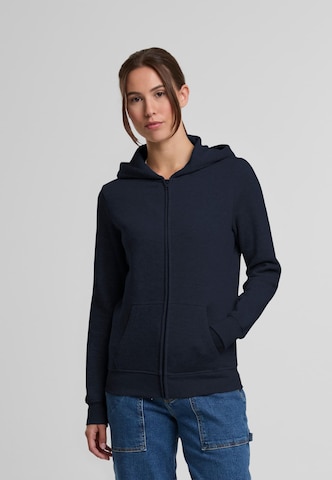 Urban Classics Sweatvest 'Essential' in Blauw: voorkant