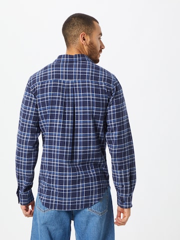 ABOUT YOU Regular fit Button Up Shirt 'Romeo' in Blue