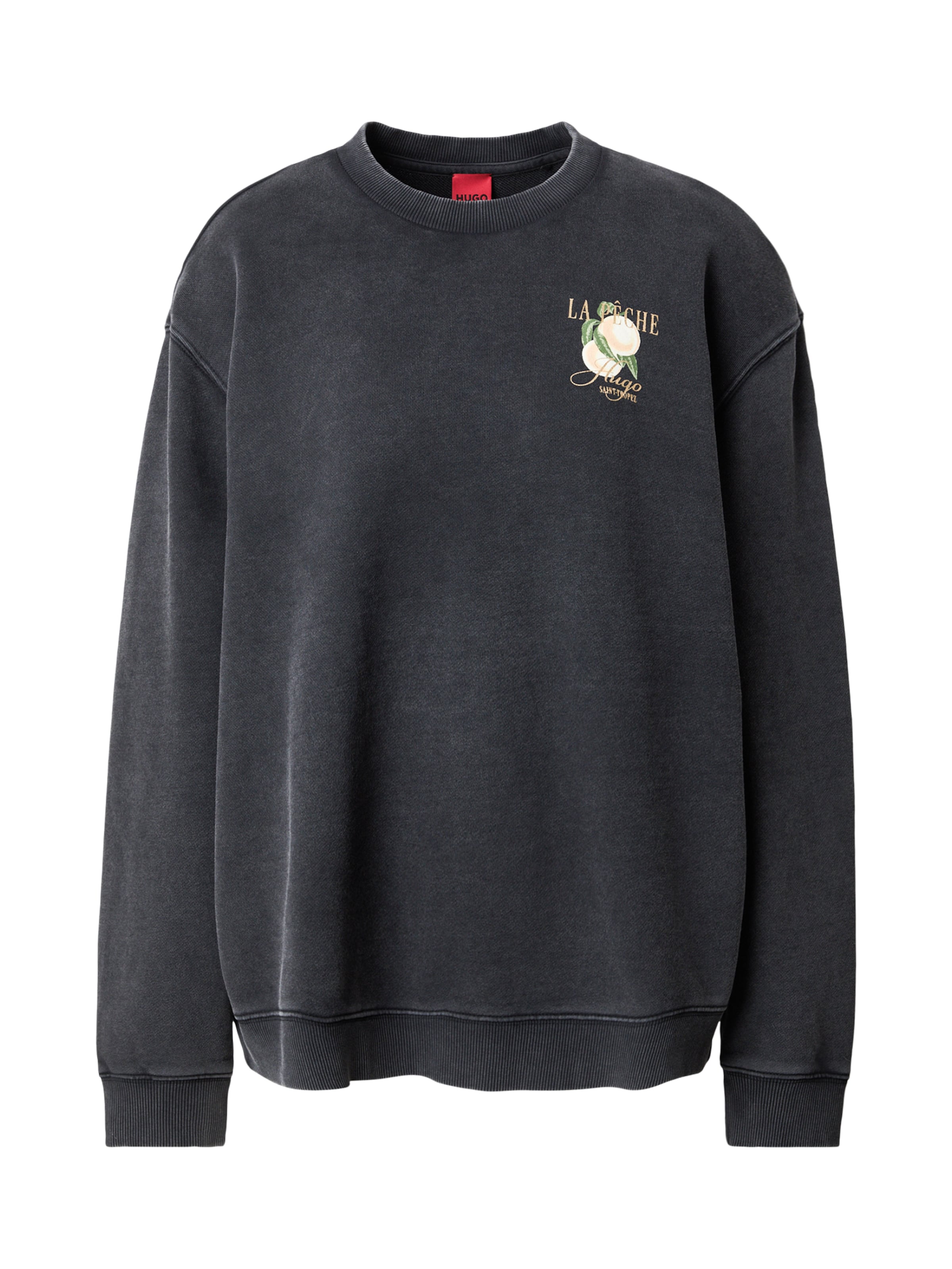 HUGO Свитшот 'Classic Crew_8' в Черный: спереди