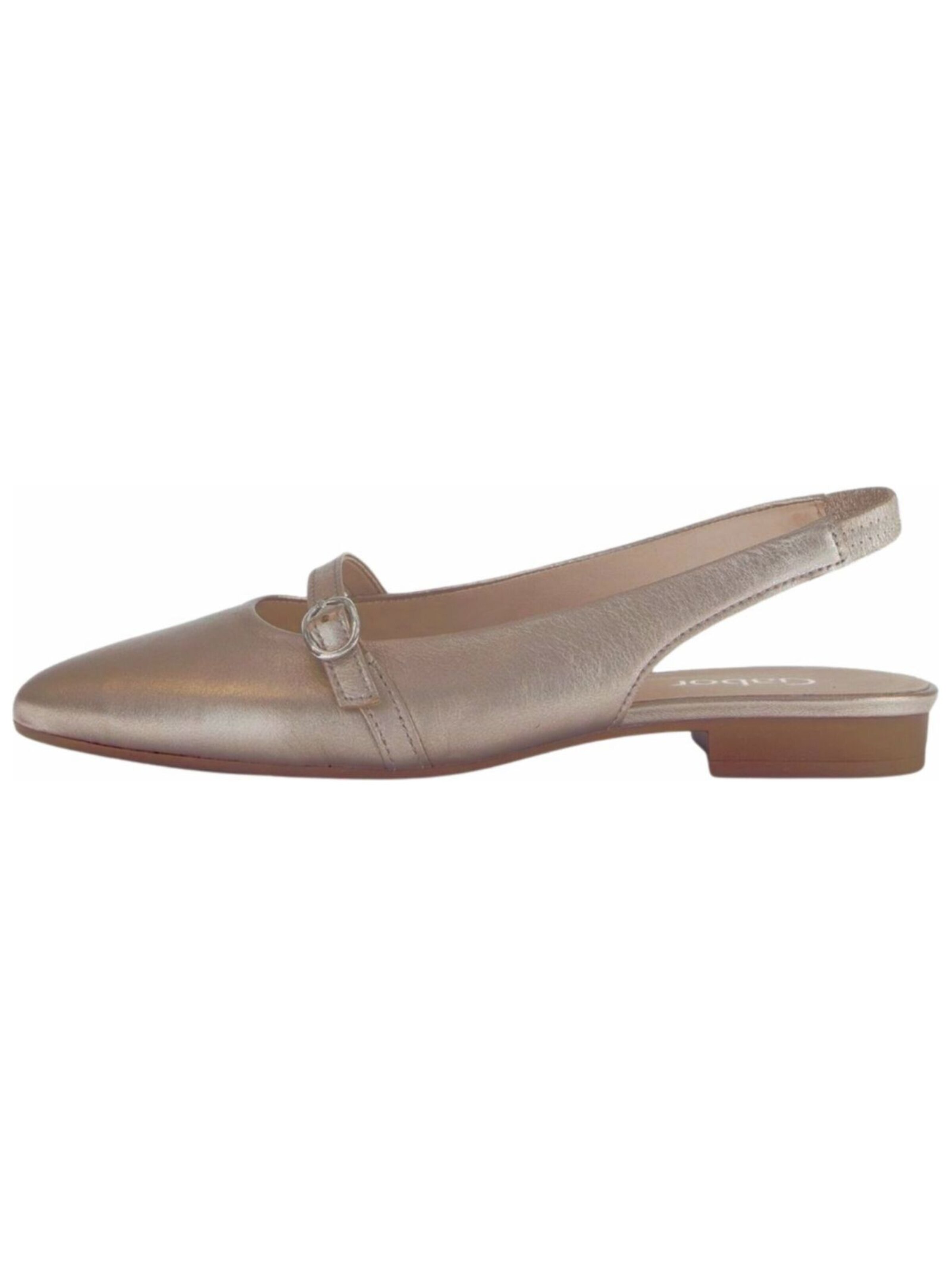 GABOR Ballet Flats with Strap in Pink