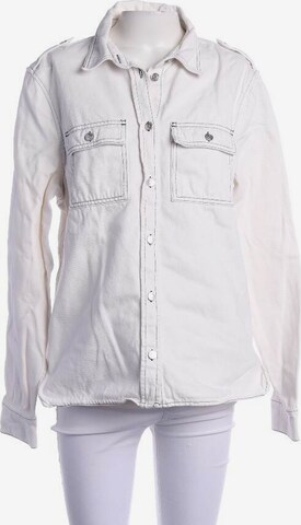 GANNI Jacket & Coat in XL in White: front