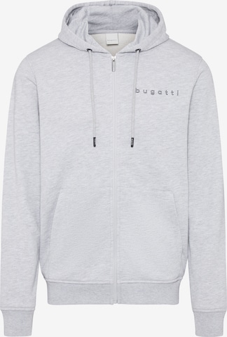 bugatti Zip-Up Hoodie in Grey: front