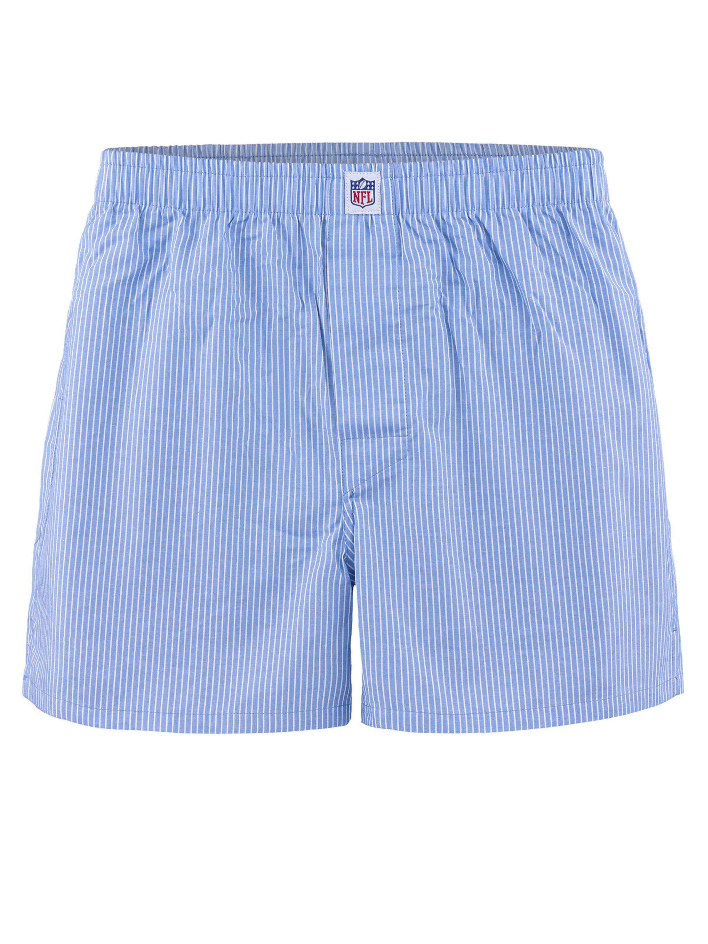 Huddle Boxer shorts ' NFL Shield Stripe ' in Blue