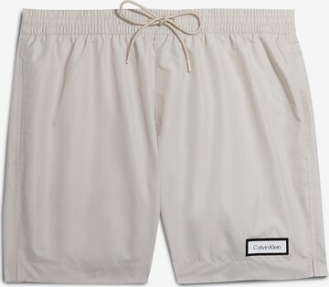 Calvin Klein Swimwear Kratke kopalne hlače | siva barva: sprednja stran