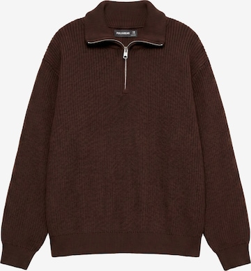 Pull&Bear Pullover in Braun: Vorderseite