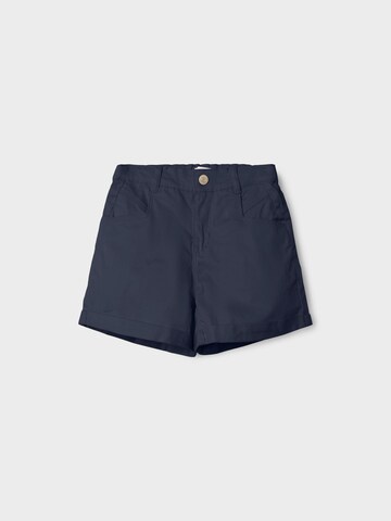 NAME IT Regular Shorts 'Becky' in Blau