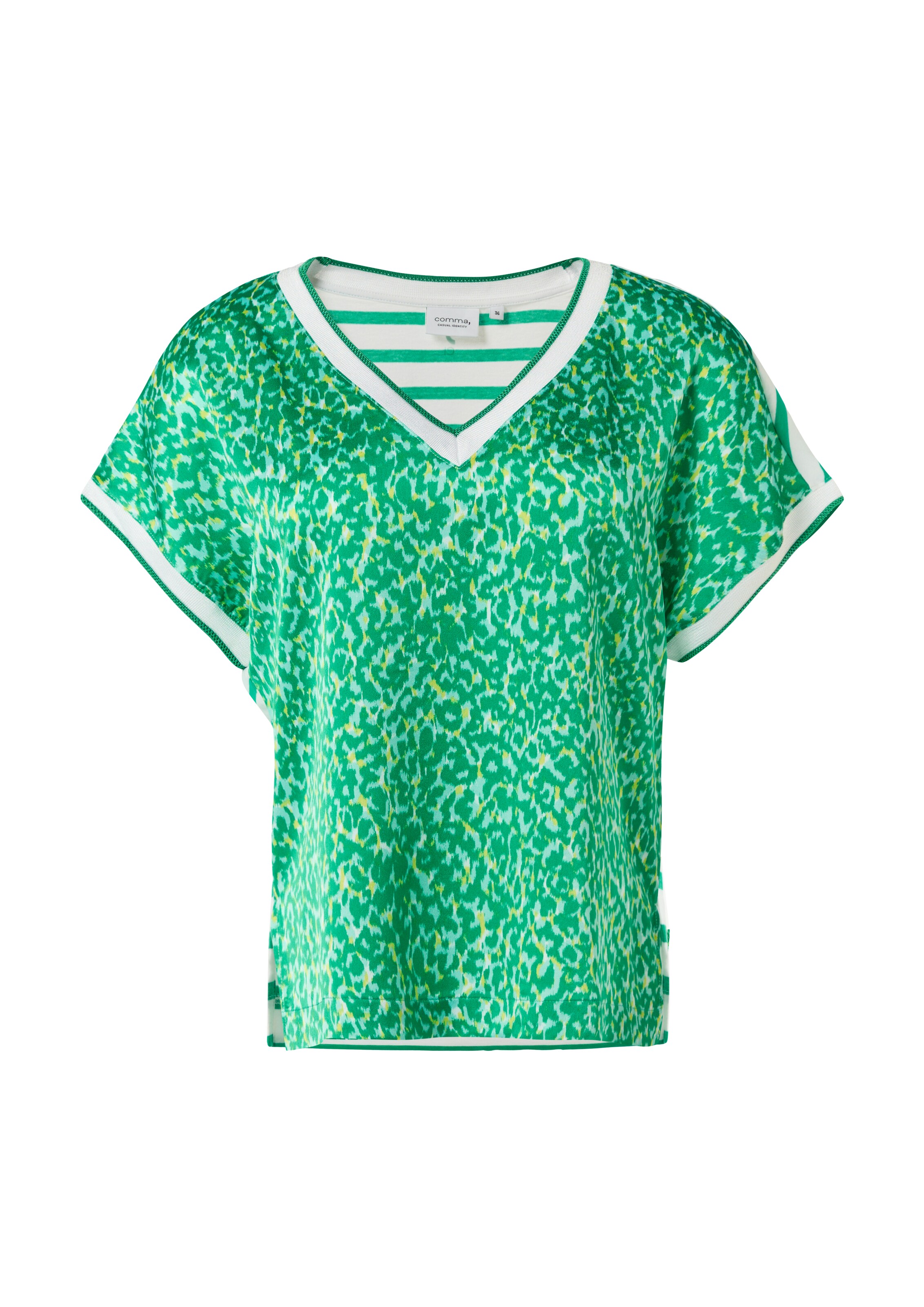 comma casual identity Tričko - Zelená: predná strana