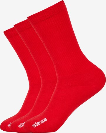 Mxthersocker Socks 'ESSENTIAL - THE NAKED MXTHERSOCKER' in Red: front