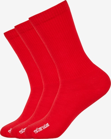 Mxthersocker Socken 'ESSENTIAL - THE NAKED MXTHERSOCKER' in Rot: predná strana