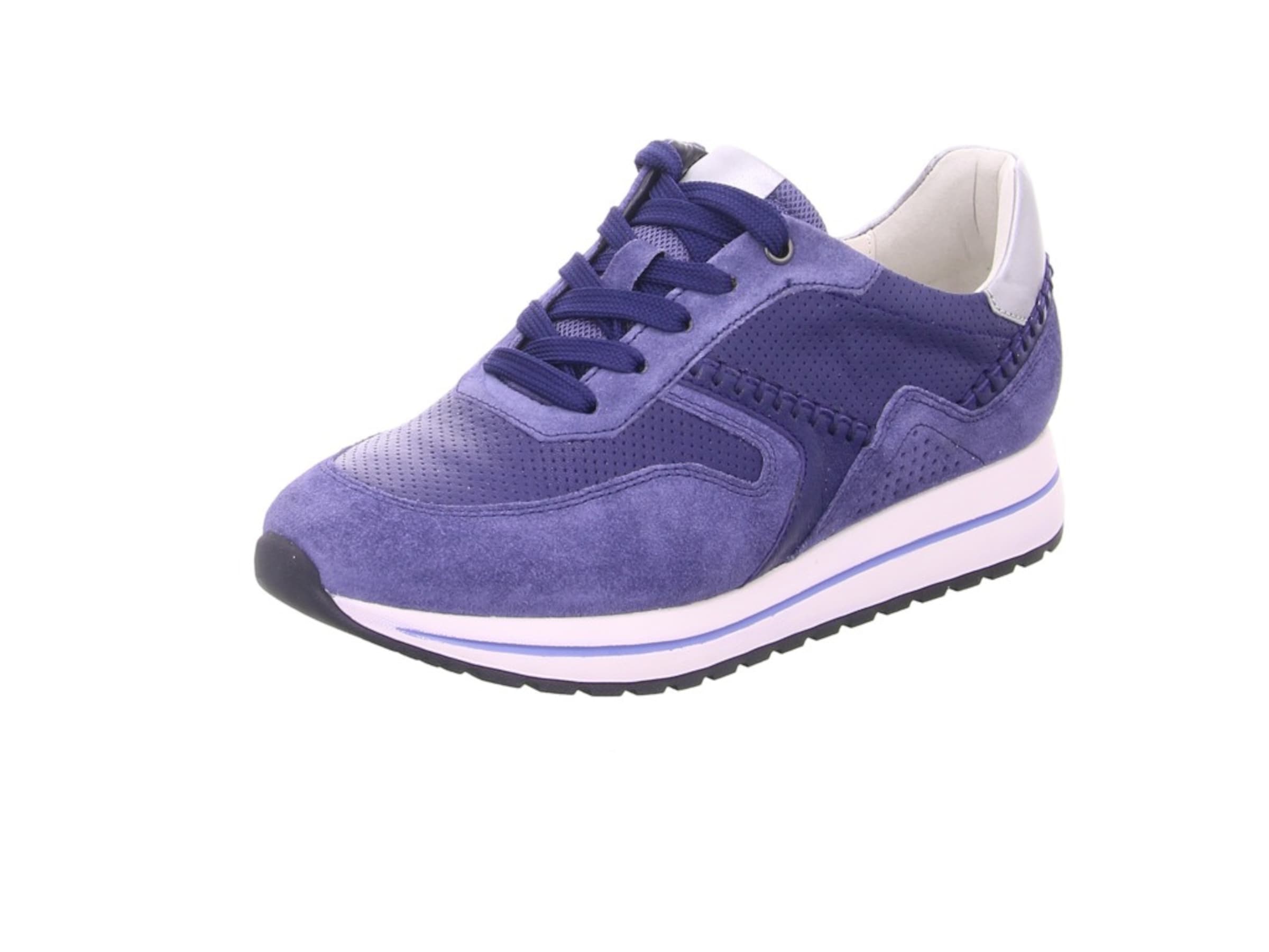 GABOR Platform trainers in Blue: front