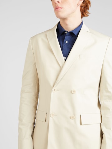 Calvin Klein Regular fit Suit Jacket in Beige