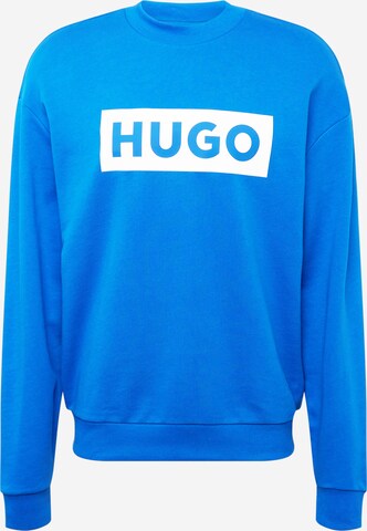 HUGO Sweatshirt 'Niero' in Blauw: voorkant