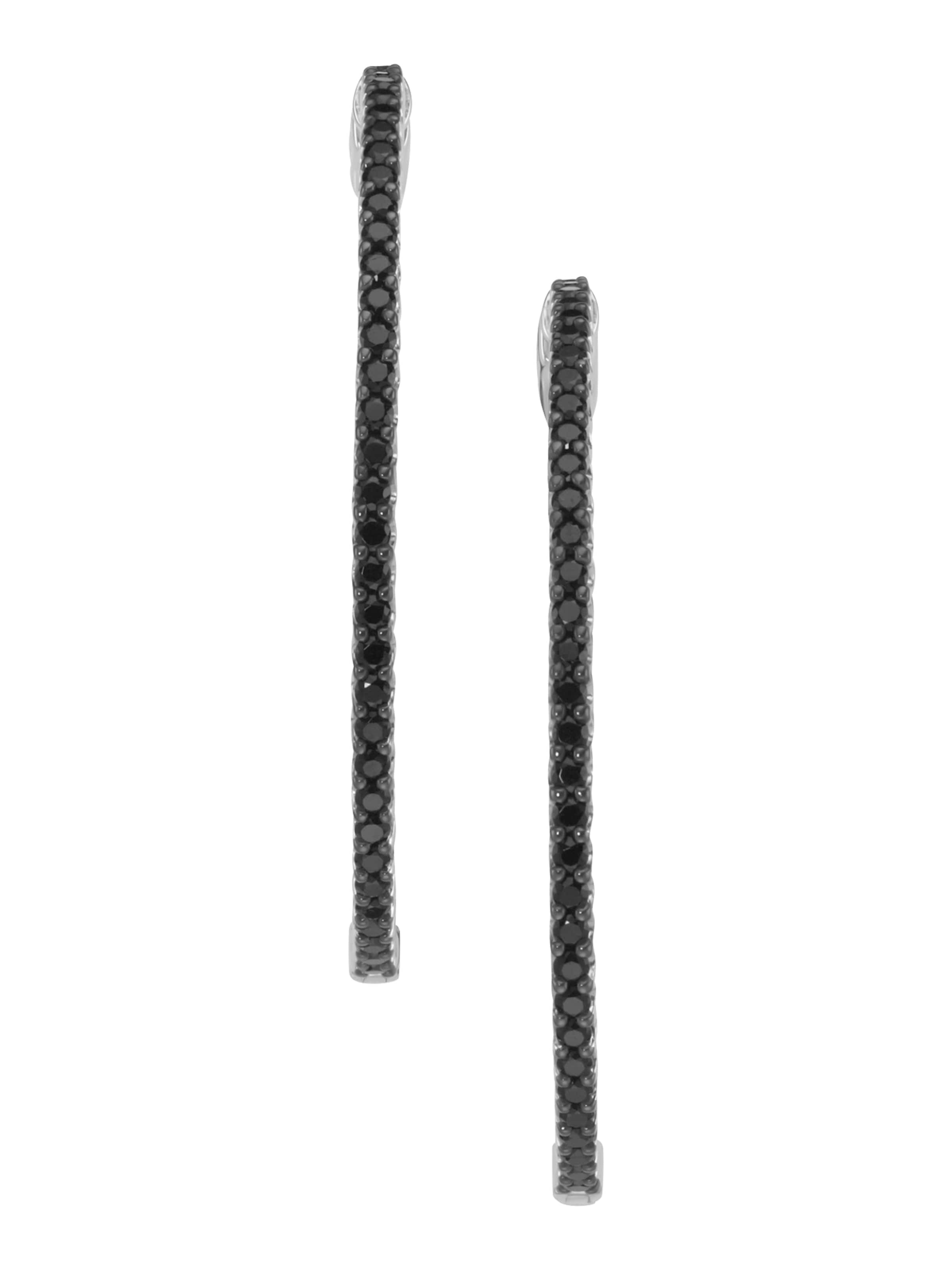 Boucles d'oreilles Giorgio Martello Milano en noir