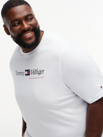 Tommy Hilfiger Big & Tall Μπλουζάκι σε λευκό