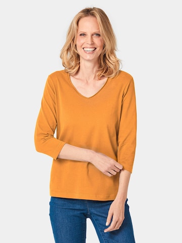 T-shirt Goldner en jaune : devant