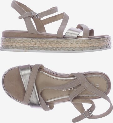 MARCO TOZZI Sandalen 38 in Beige: predná strana