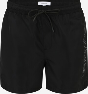 Calvin Klein Swimwear Board Shorts in Black: front