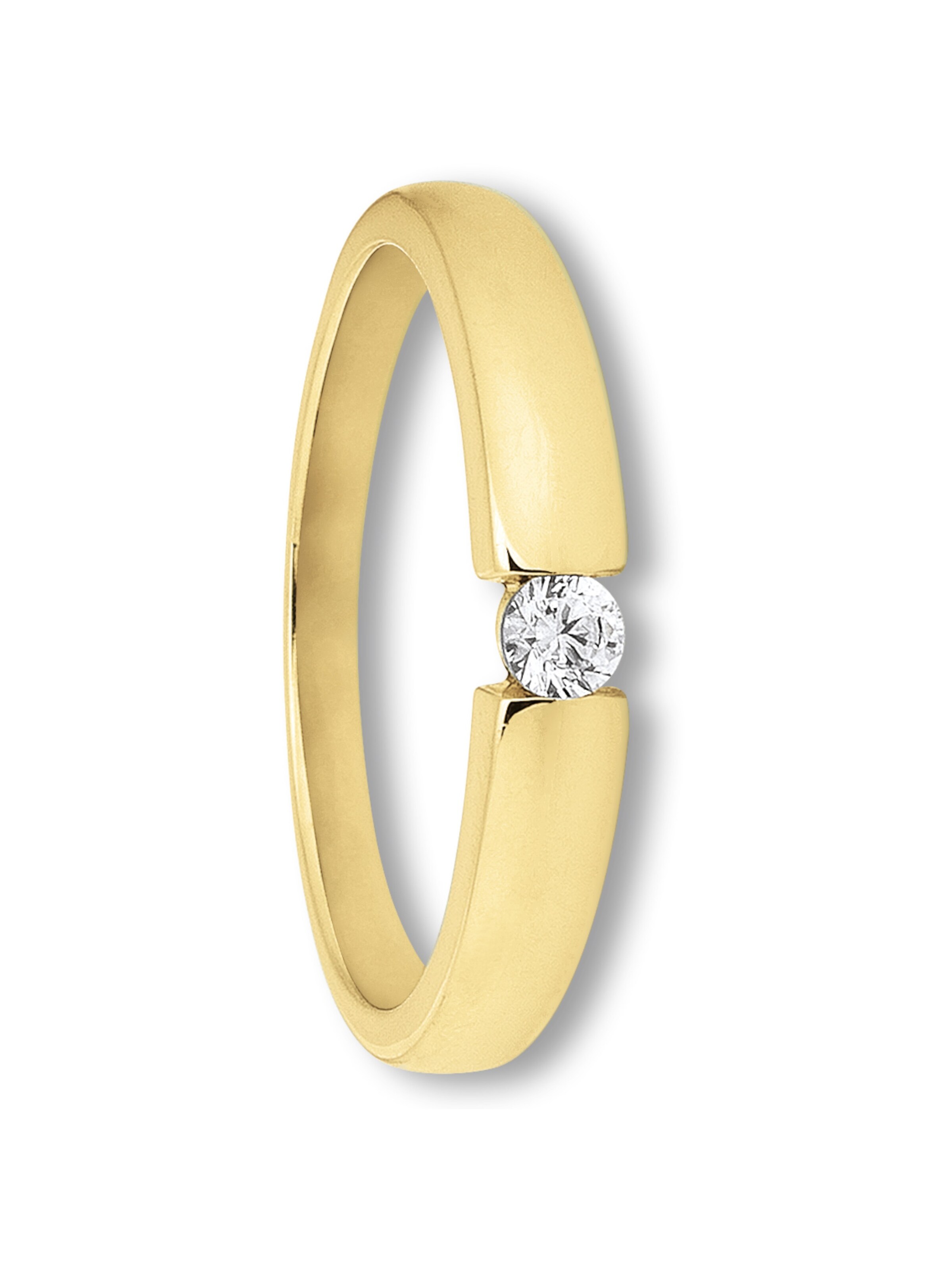ONE ELEMENT Ring in Gold: Vorderseite