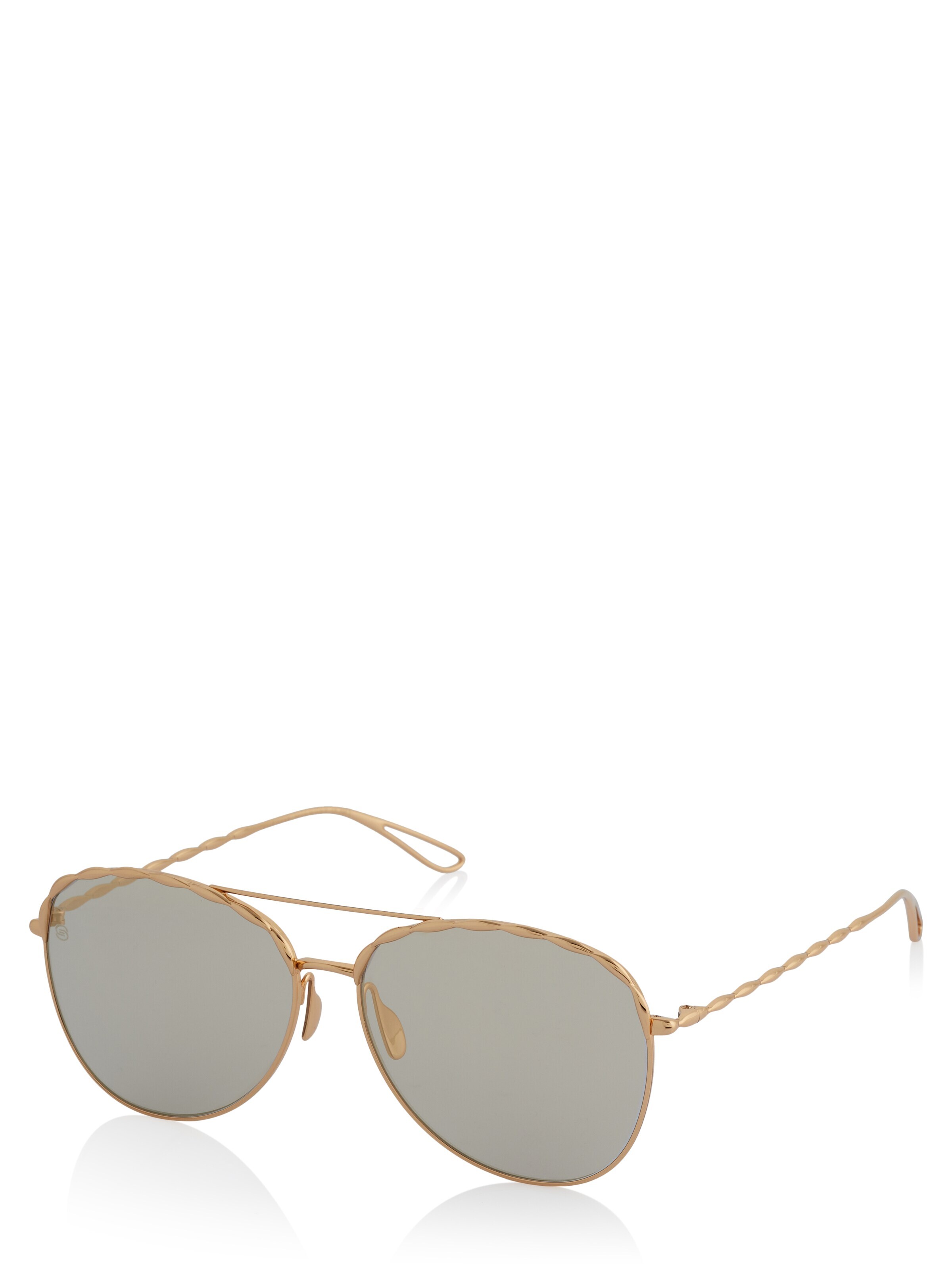 Lunettes de soleil ELIE SAAB en or : devant