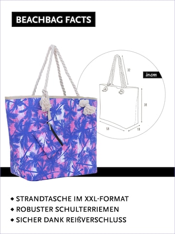 DonDon Beach Bag in Purple