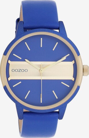 OOZOO Analog Watch in Blue: front