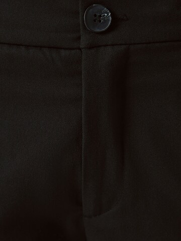 Bershka Loose fit Trousers with creases in Black