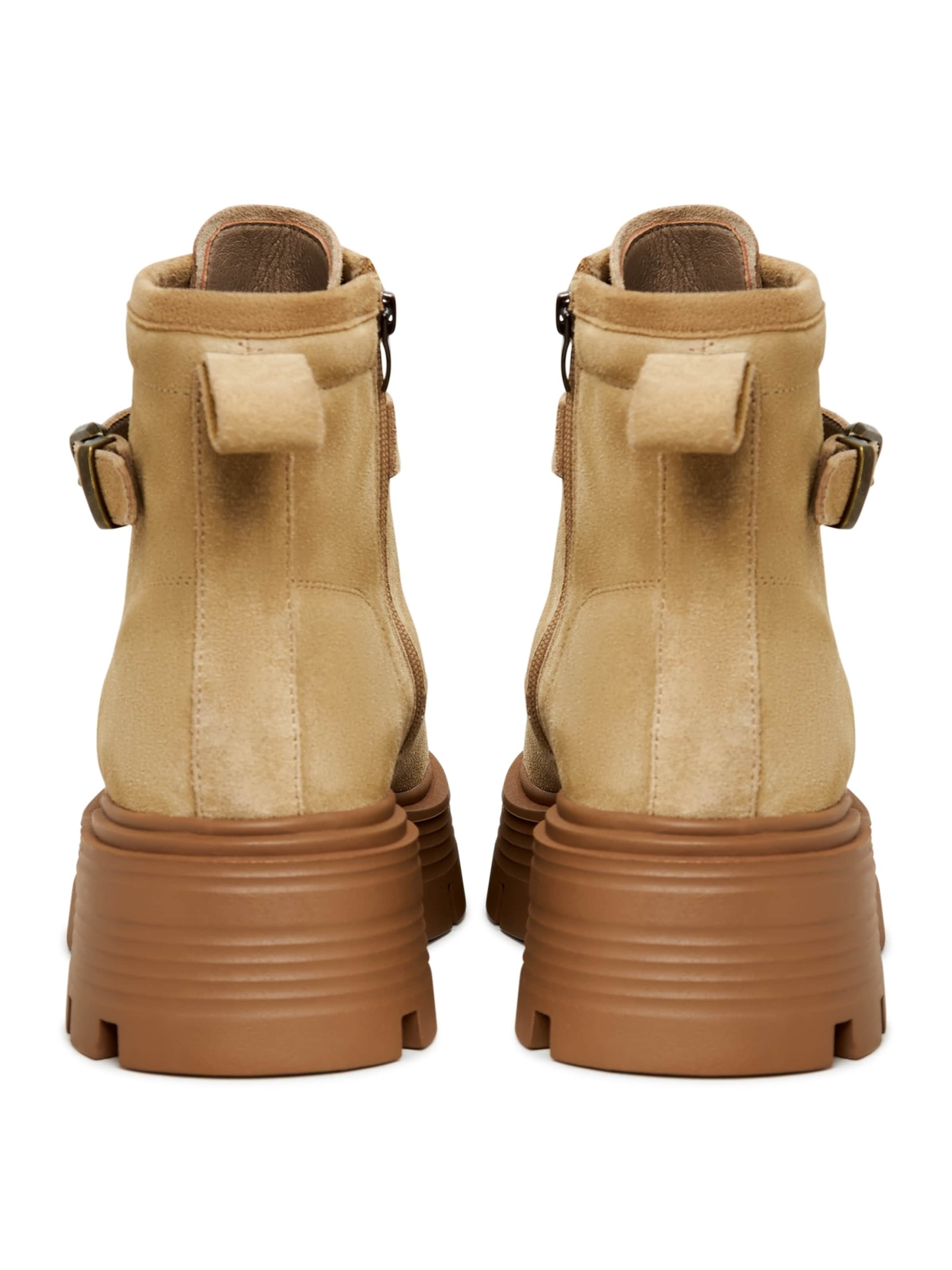 Bottines CESARE GASPARI en beige