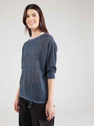 Pull-over Soccx en bleu : devant