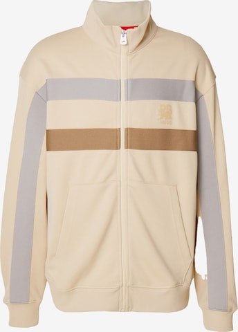 HUGO Ζακέτα φούτερ 'Darahood' σε μπεζ: μπροστά