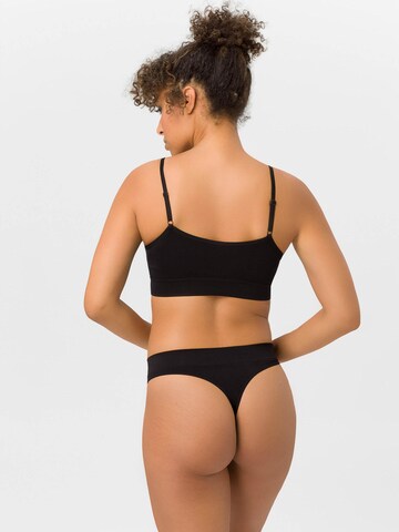 BeeDees Thong 'Boxer-String Comfee String (5-er Pack) Seamless' in Black