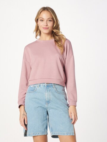 Sweat-shirt 'Dena' ABOUT YOU en rose : devant