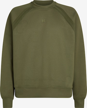 žalia Karl Lagerfeld Megztinis be užsegimo: priekis