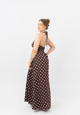 Robe d’été Elara en marron