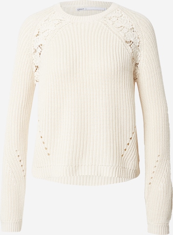 Pull-over 'Maga' ONLY en beige : devant