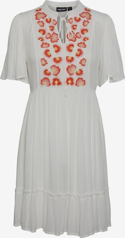 PIECES Платье 'Kerstey' в Белый: спереди