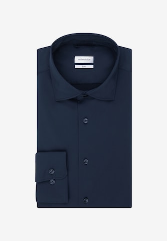 Coupe slim Chemise business SEIDENSTICKER en bleu