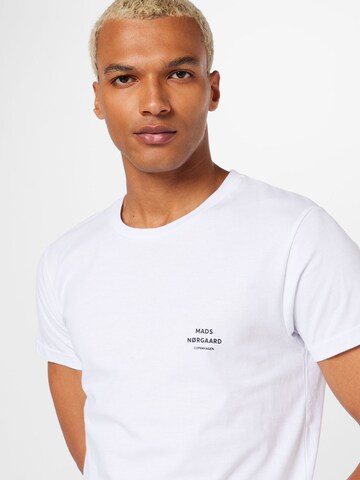 T-Shirt 'Thor' MADS NORGAARD COPENHAGEN en blanc