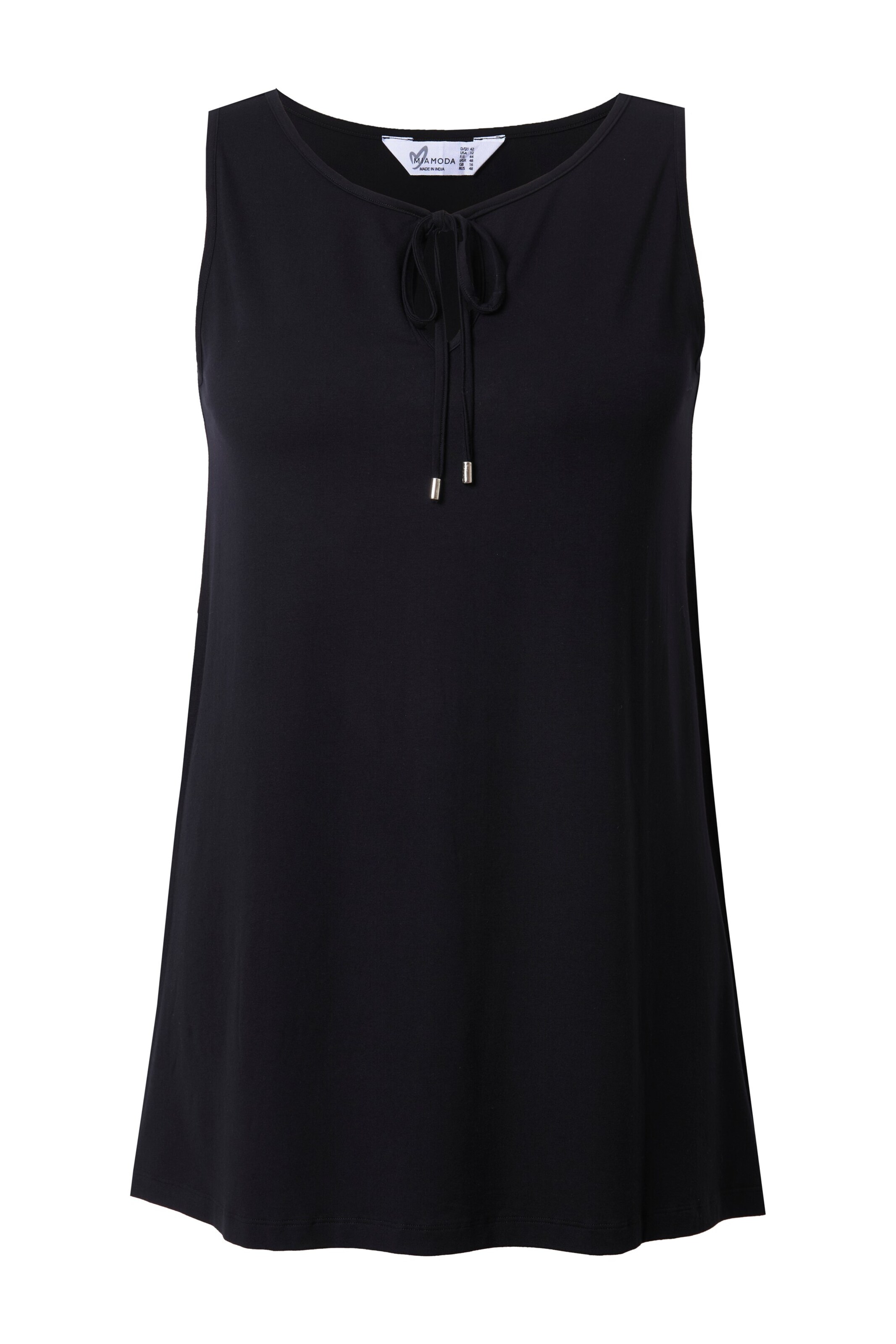 MIAMODA Top in Schwarz: Vorderseite