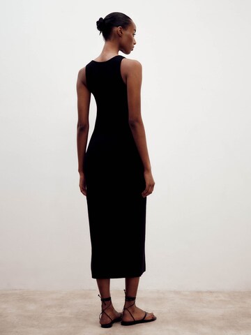 ABOUT YOU x Marie von Behrens Knit dress 'Vicky' in Black