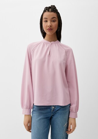 Camicia da donna di QS in rosa: frontale