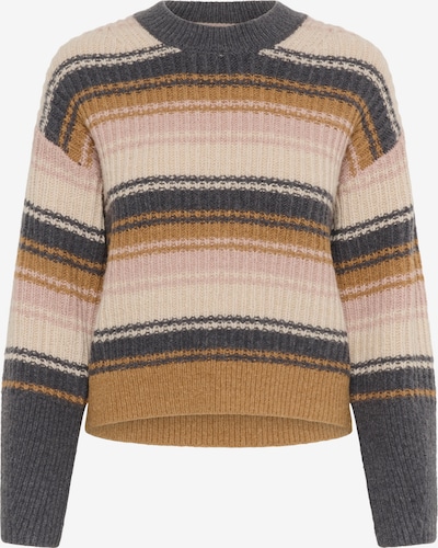 InWear Neulepaita 'Garp' koossa XS värissä kerma / karamelli / basaltinharmaa / roosa, Tuotenäkymä