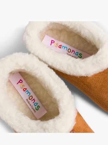 Pisamonas - Zapatillas de casa en marrón