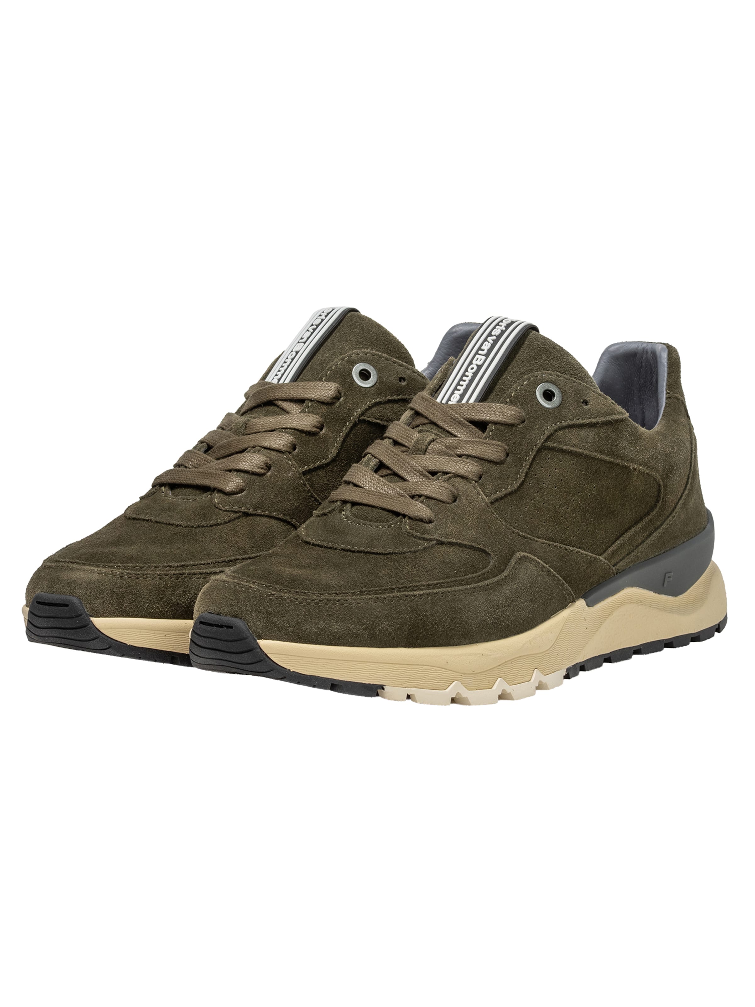 Sneaker bassa 'De Treener 07' di Floris van Bommel in verde