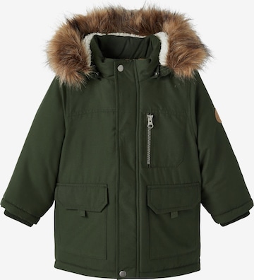 NAME IT Winter Jacket 'MACE' in Green: front